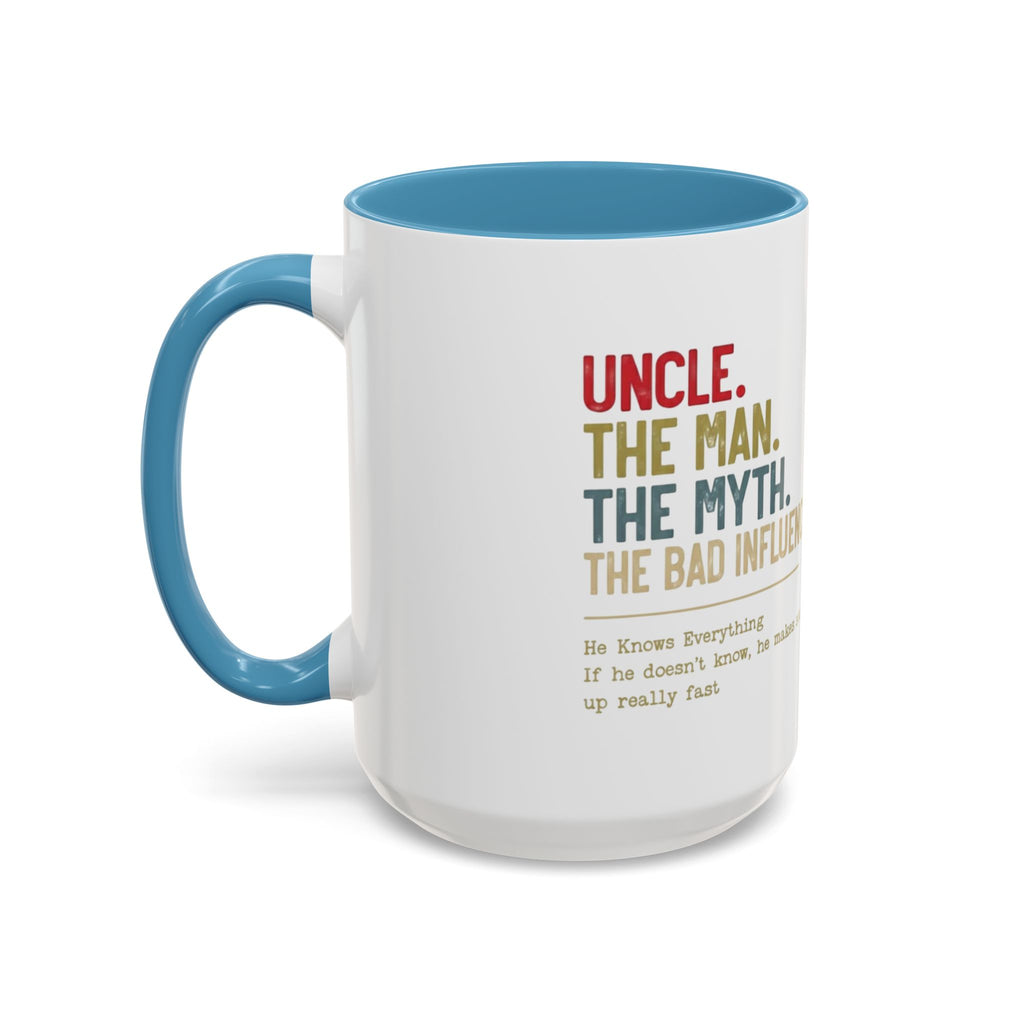 Uncle 'The Man, The Myth, The Legend' Accent Coffee Mug