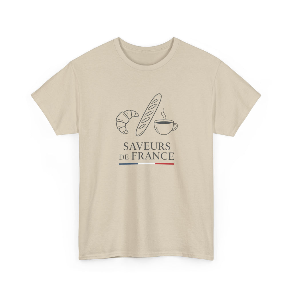 Saveurs de France T-Shirt — French Bakery Croissant & Baguette Tee