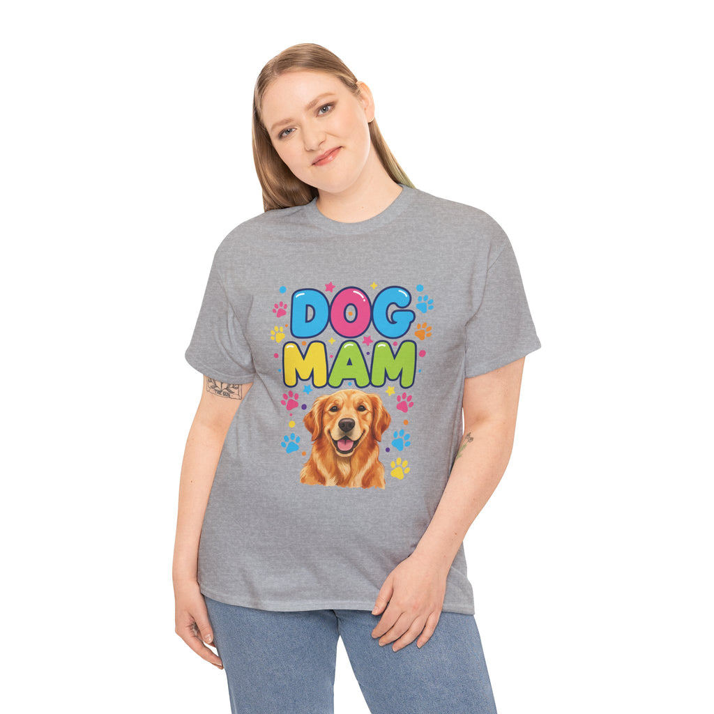 Dog Mam T-Shirt — Cute Colorful "Dog Mam" Graphic Tee for Dog Lovers