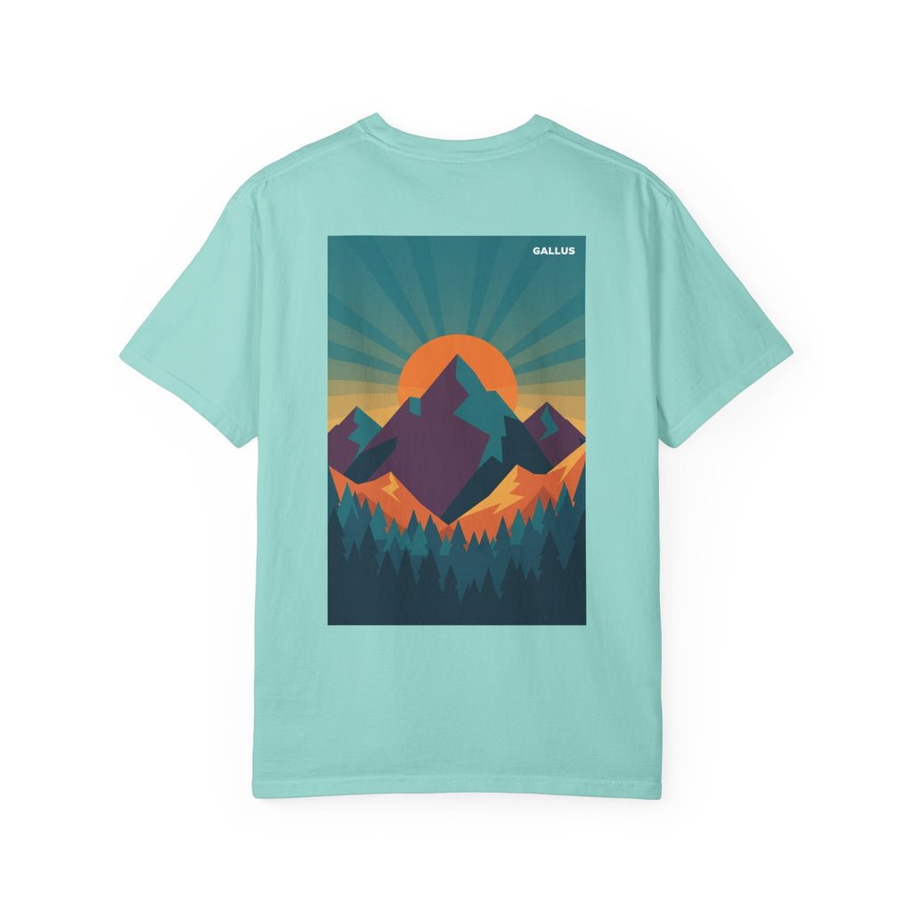 T-Shirt — Gallus Mountain Sunset Graphic Tee