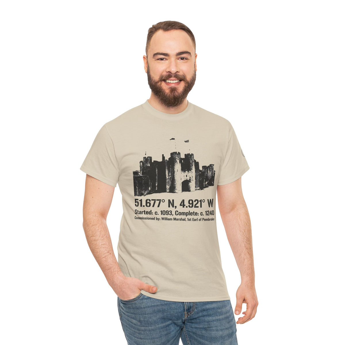 Pembroke Castle T-Shirt — Historic Welsh Landmark Tee — product image 2