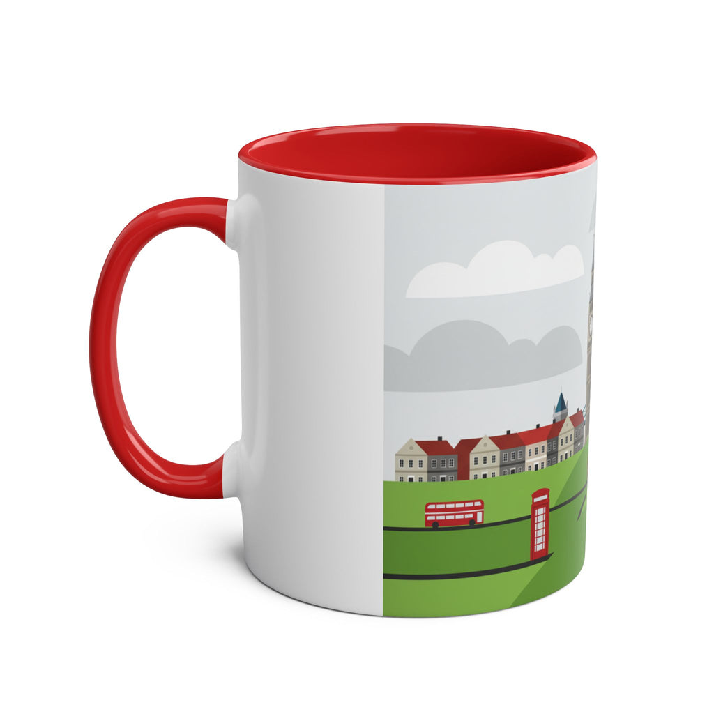 Two-Tone Coffee Mugs, 11oz