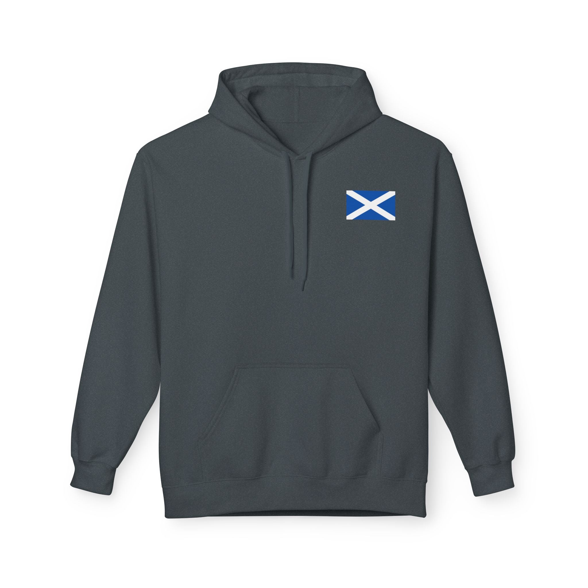 Scottish Hoodie — "Scottish & Proud" Vintage Stag Graphic Pullover