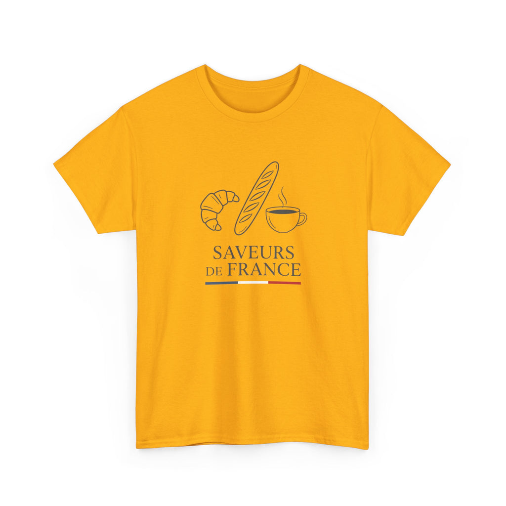 Saveurs de France T-Shirt — French Bakery Croissant & Baguette Tee