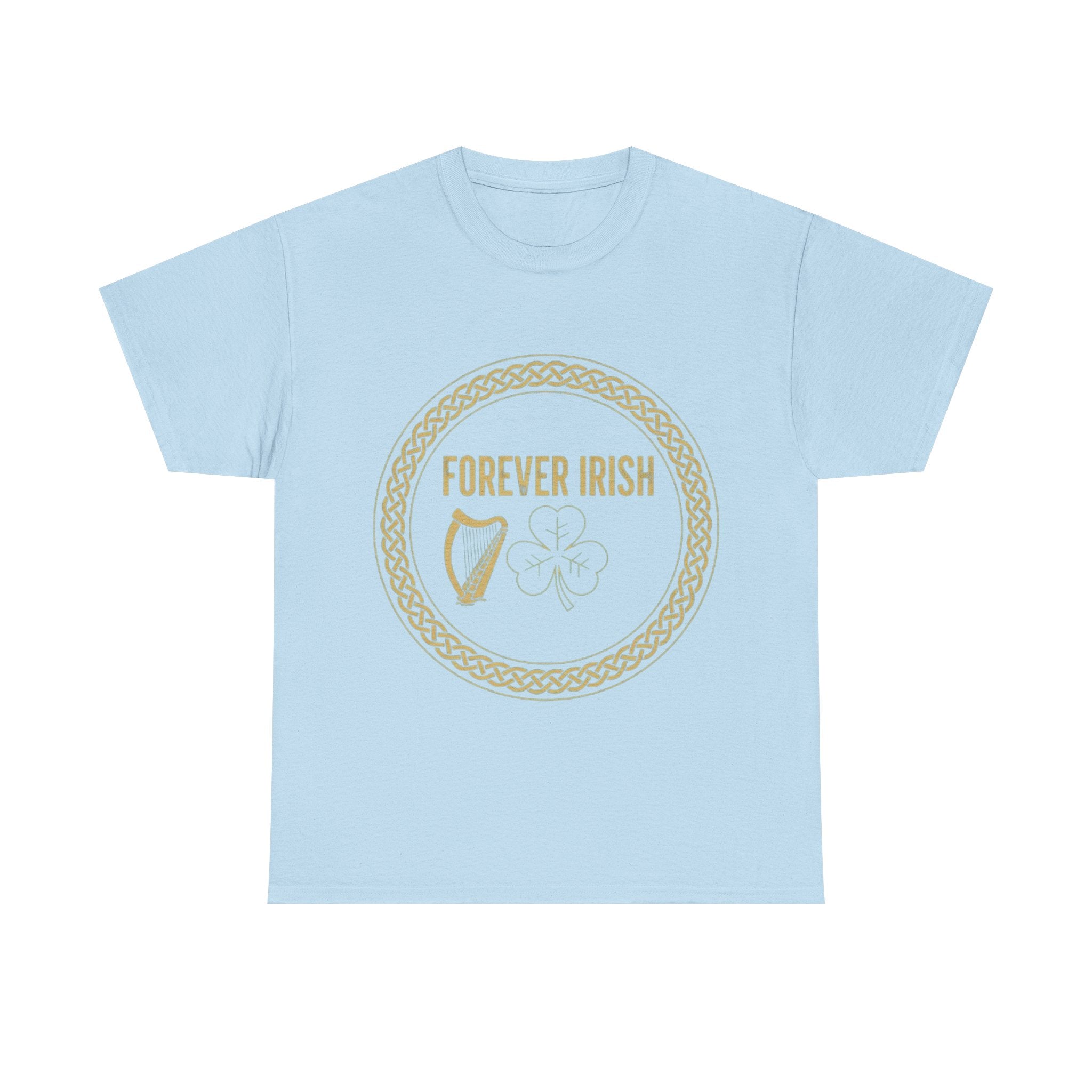 Forever Irish T‑Shirt - "Forever Irish" Shamrock & Harp St. Patrick’s Day Tee