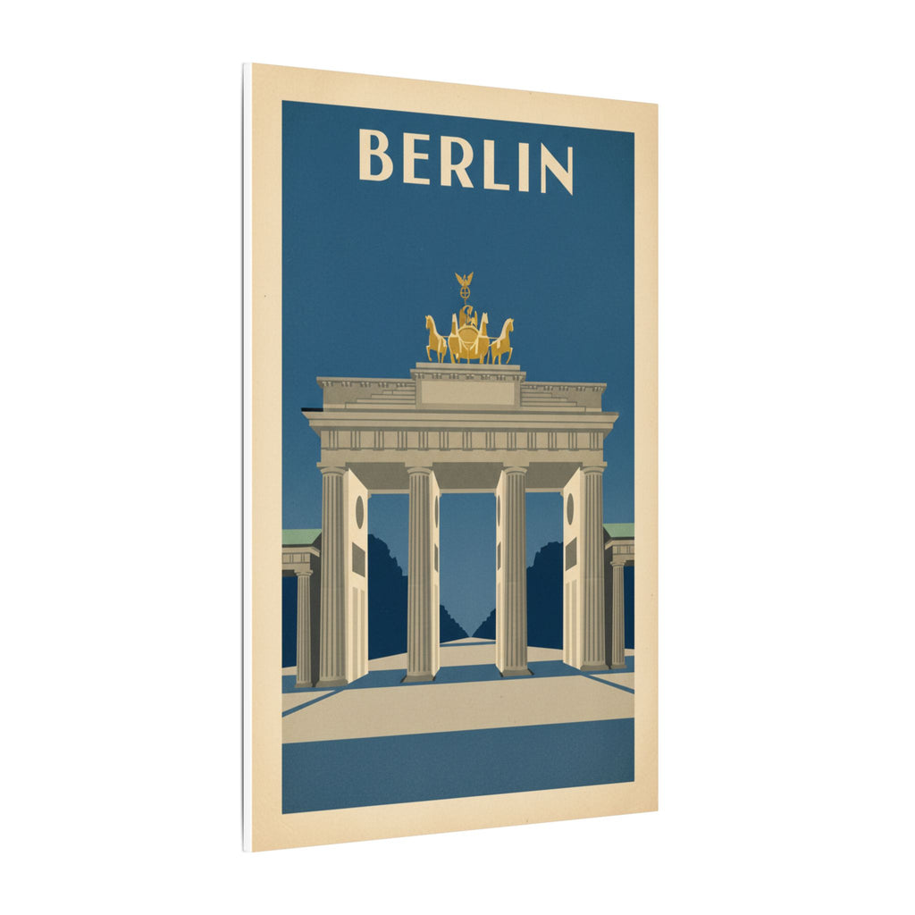 Berlin Brandenburger Tor Matte Canvas Print