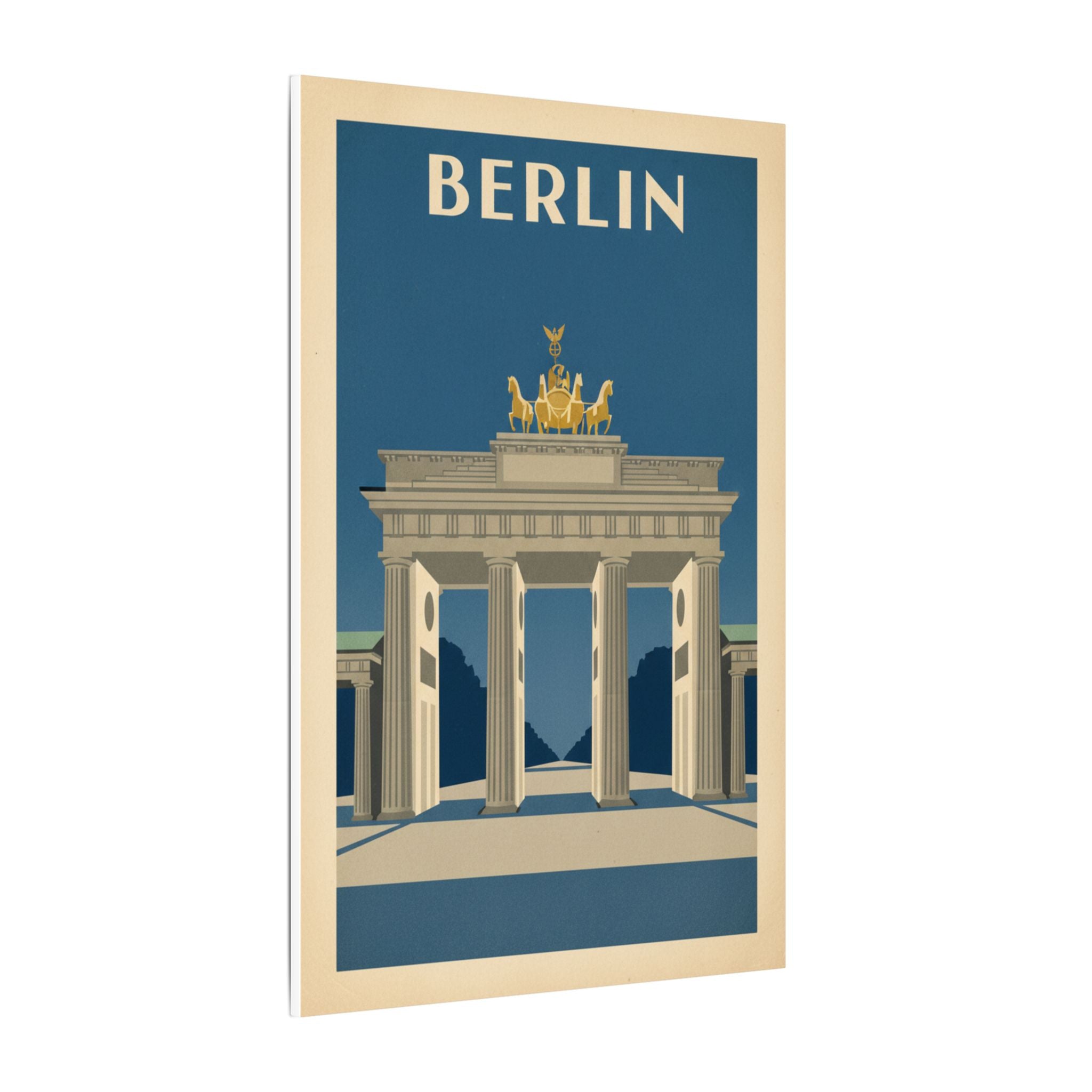 Berlin Brandenburger Tor Matte Canvas Print