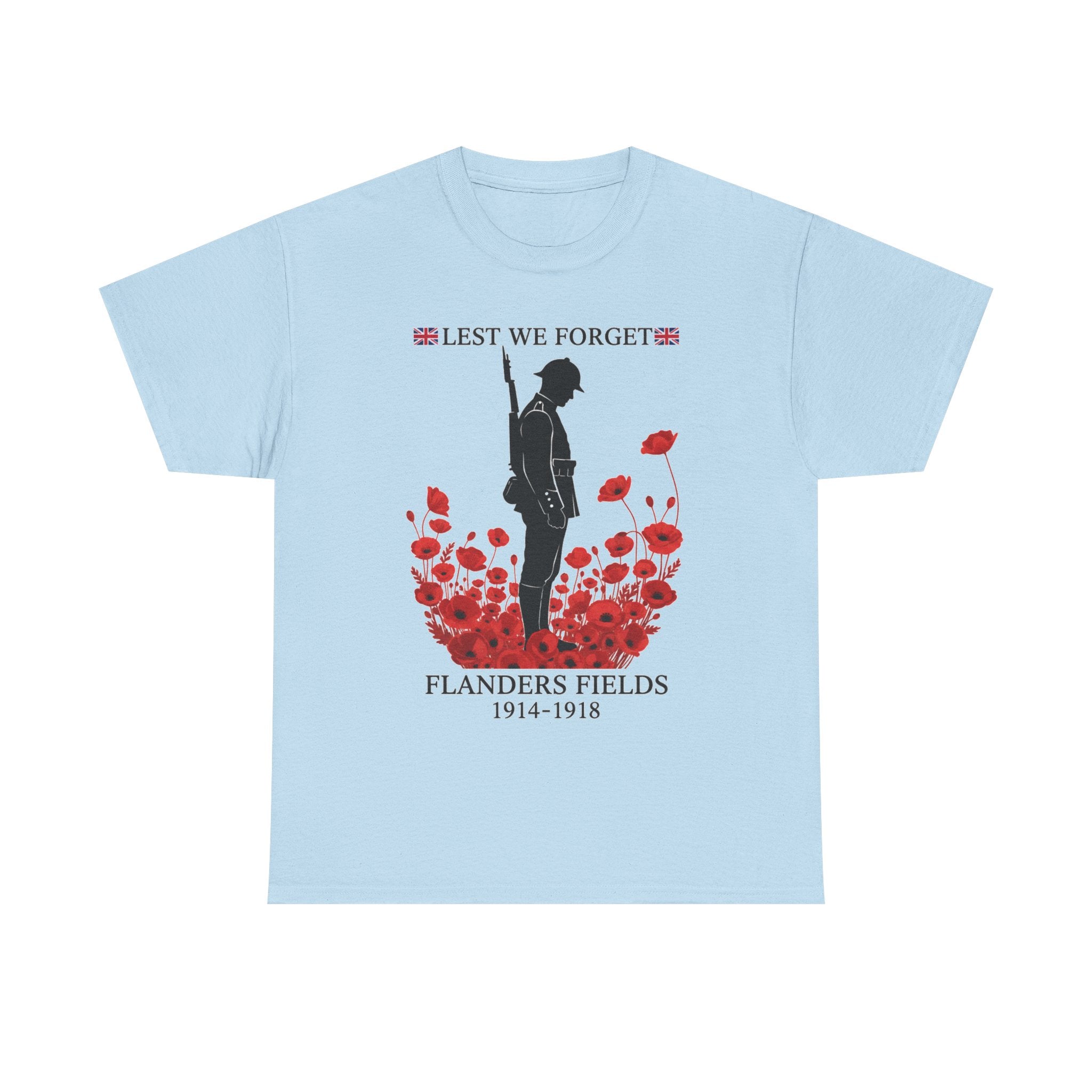 Flanders 1914–1918 T-Shirt — Great War Heritage Graphic