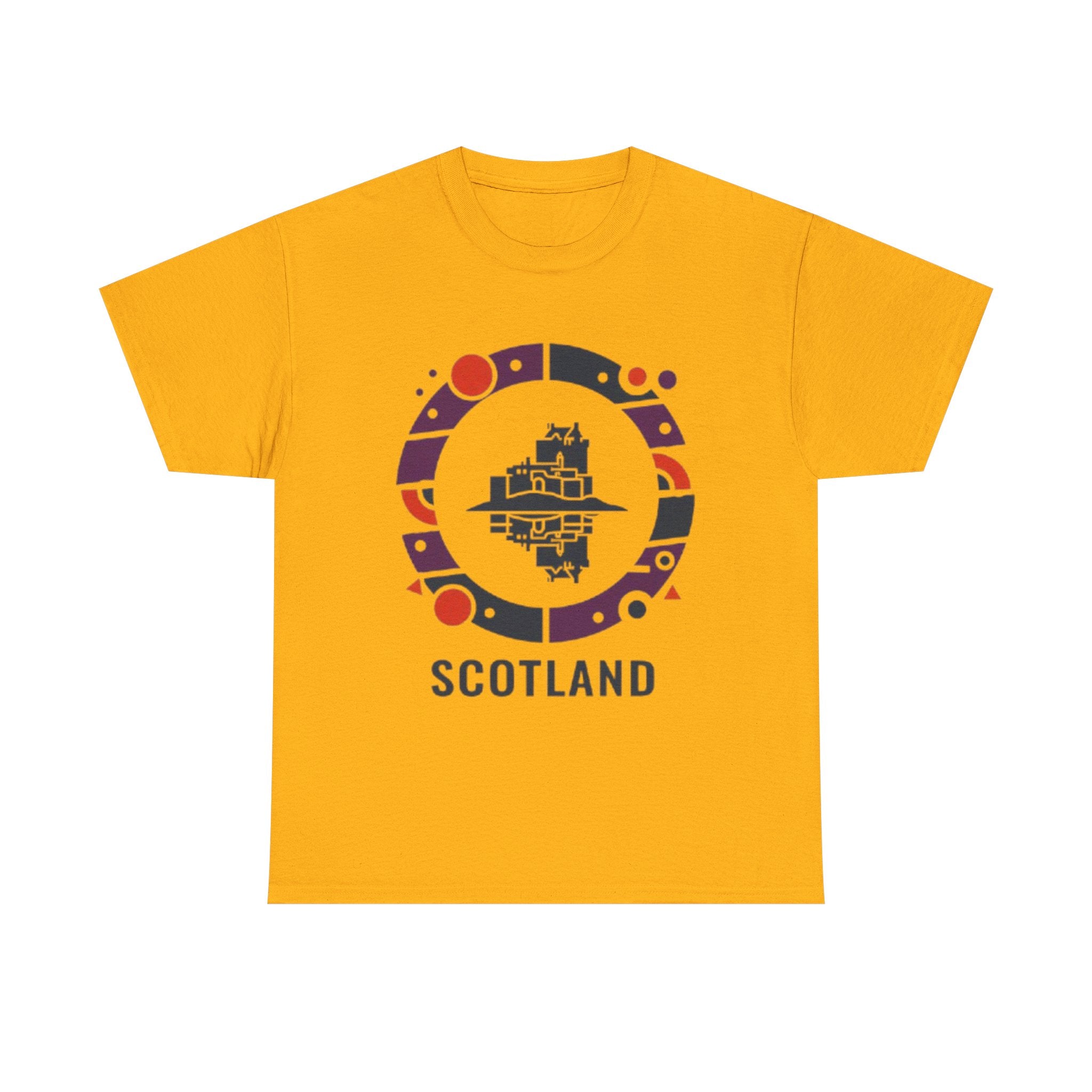 Scotland Circle Castle T‑Shirt