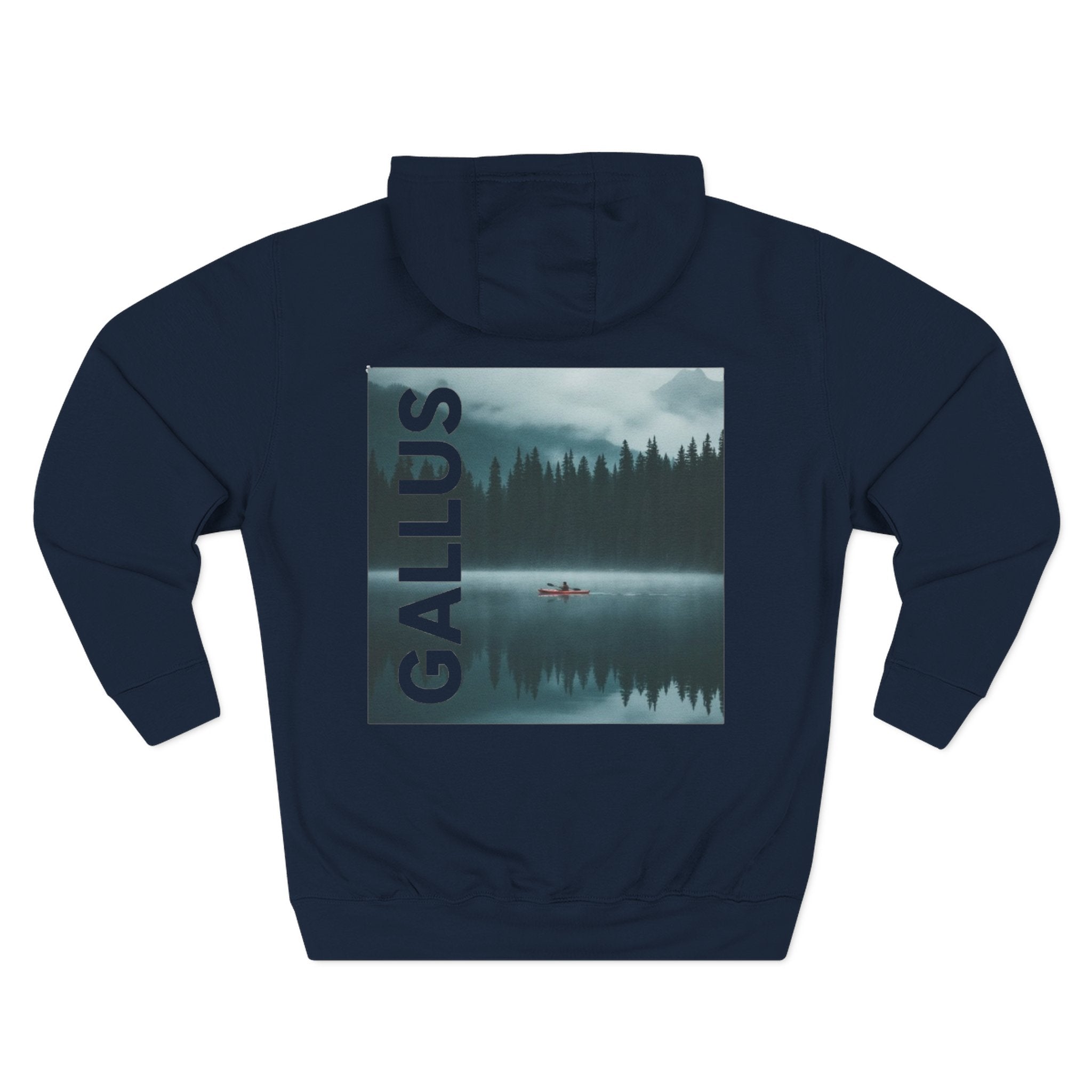Hoodie — 'GALLUS' Lakeside Kayak Graphic Fleece Hoodie
