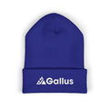 Embroidered 'GALLUS' Cuffed Beanie – Classic Knit Winter Hat