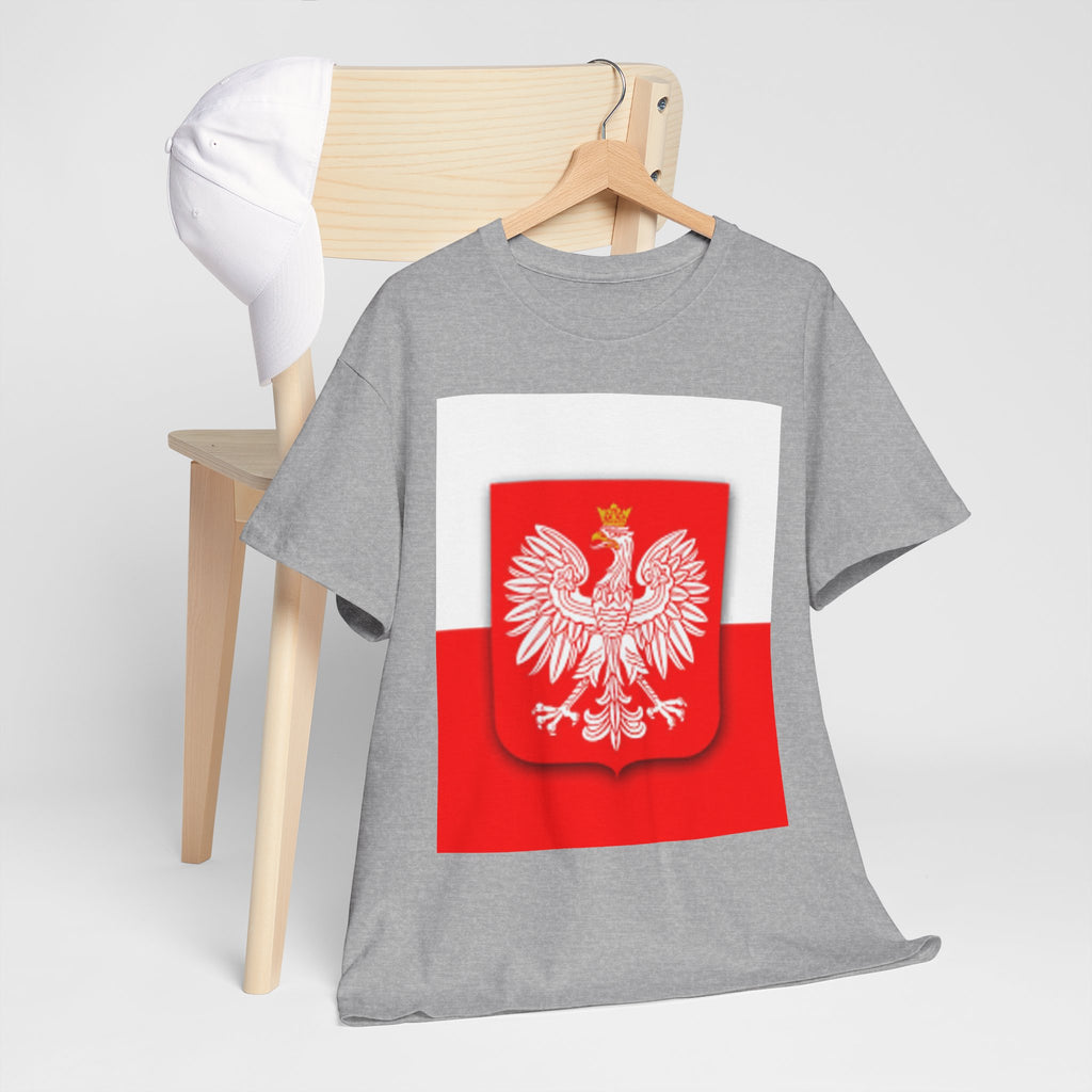 Polish White Eagle T-Shirt — Polska Coat of Arms Tee