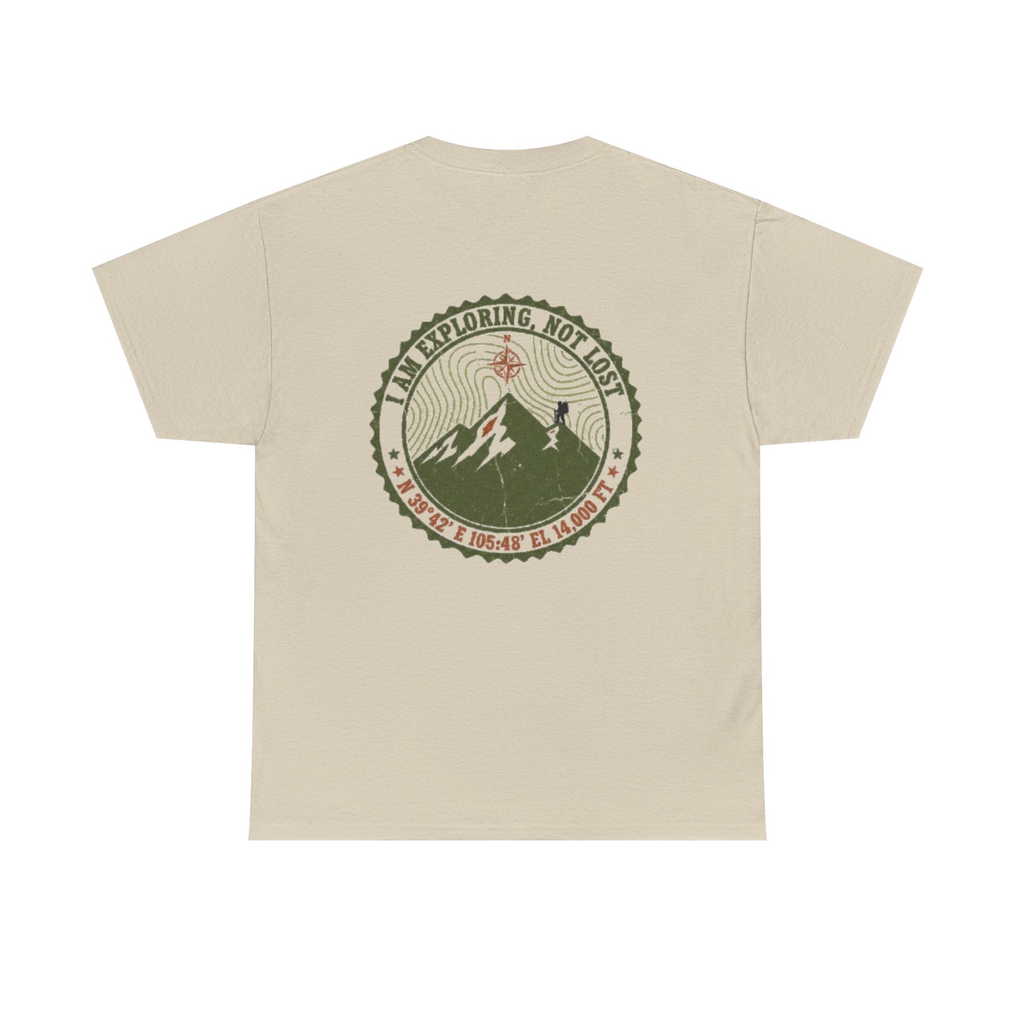 Adventure Logo Tee — "GALLUS" Mountain Badge Shirt (Exploring Not Lost)
