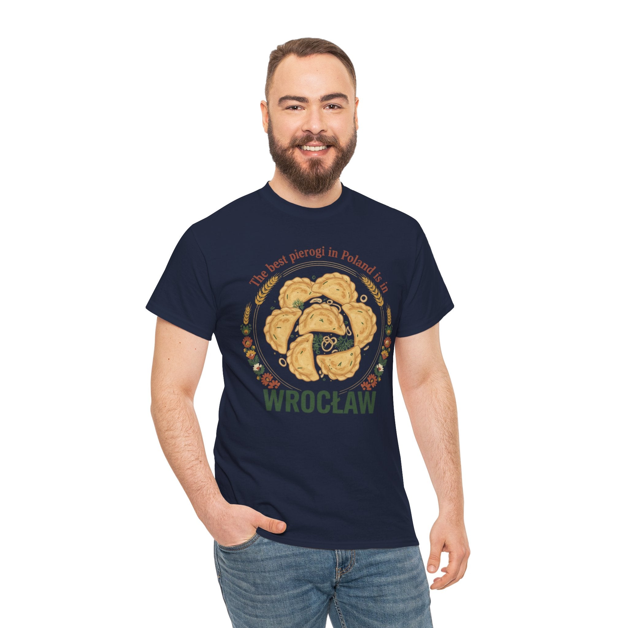 Wrocław Pierogi T-Shirt — "The best pierogi in Poland is in" Polish Food Tee