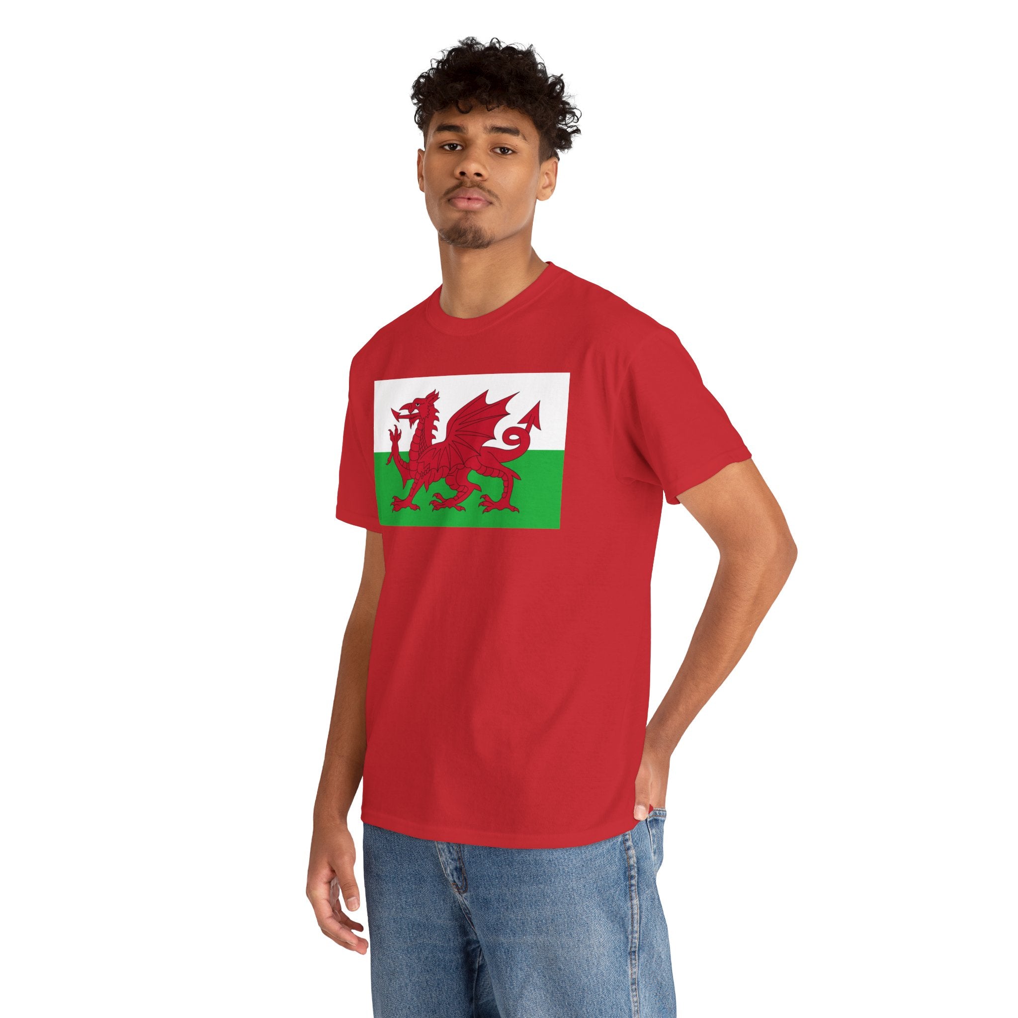 Welsh Dragon T‑Shirt — Cymru Red Dragon Flag Tee