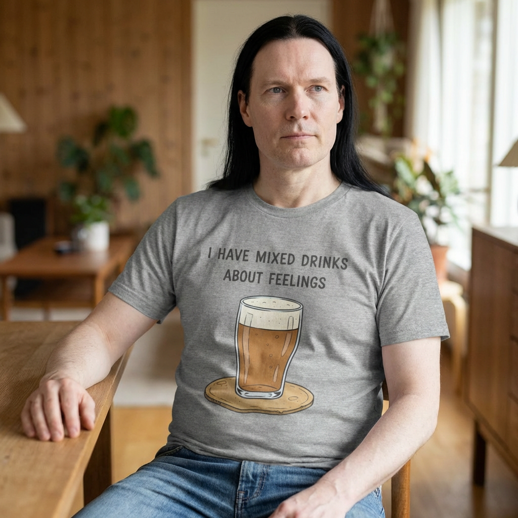 I Have Mixed Drinks About Feelings T-Shirt