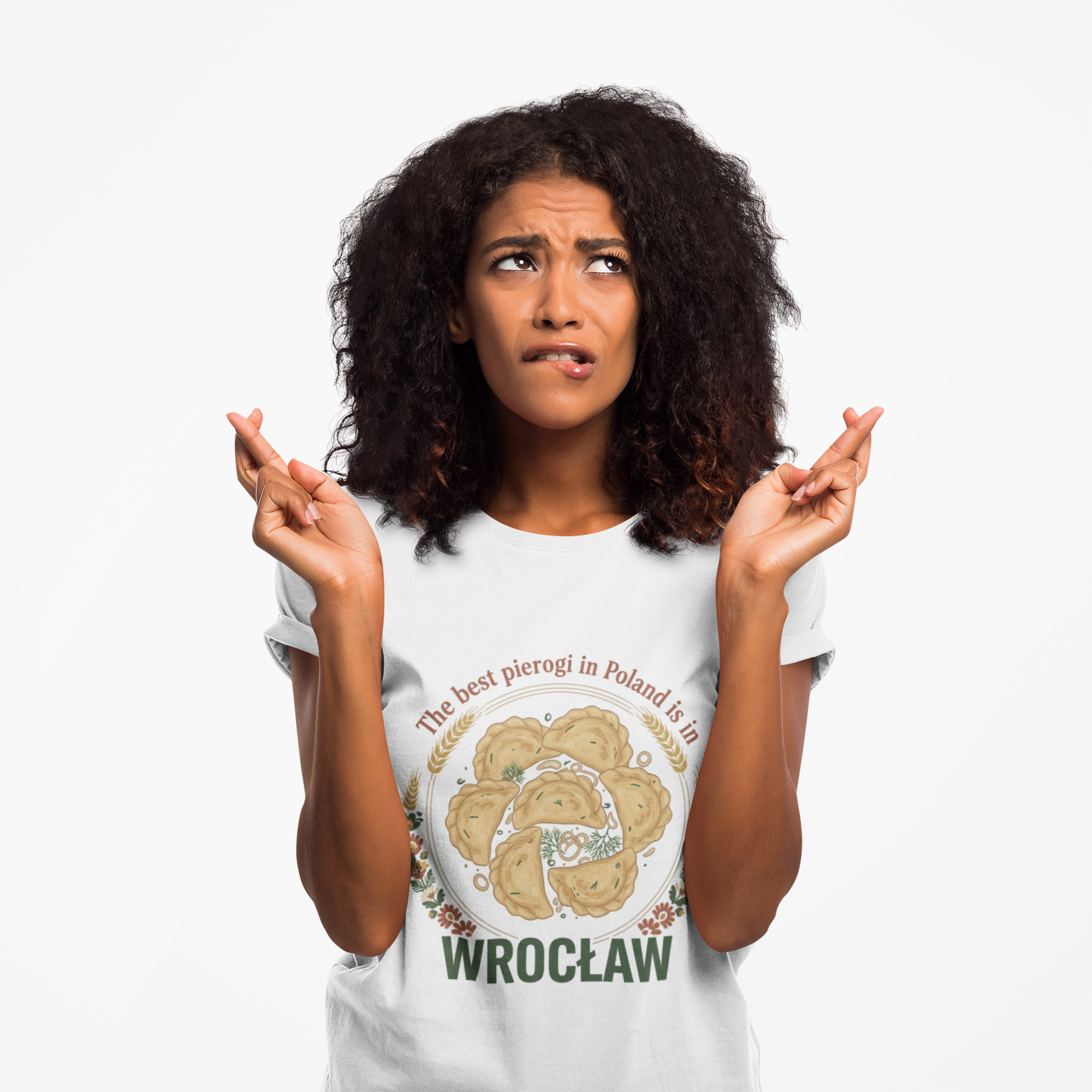 Wrocław Pierogi T-Shirt — "The best pierogi in Poland is in" Polish Food Tee