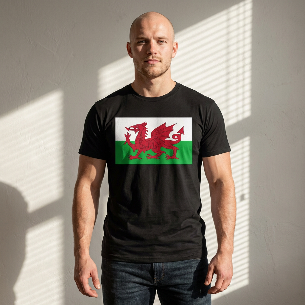 Welsh Dragon T‑Shirt — Cymru Red Dragon Flag Tee
