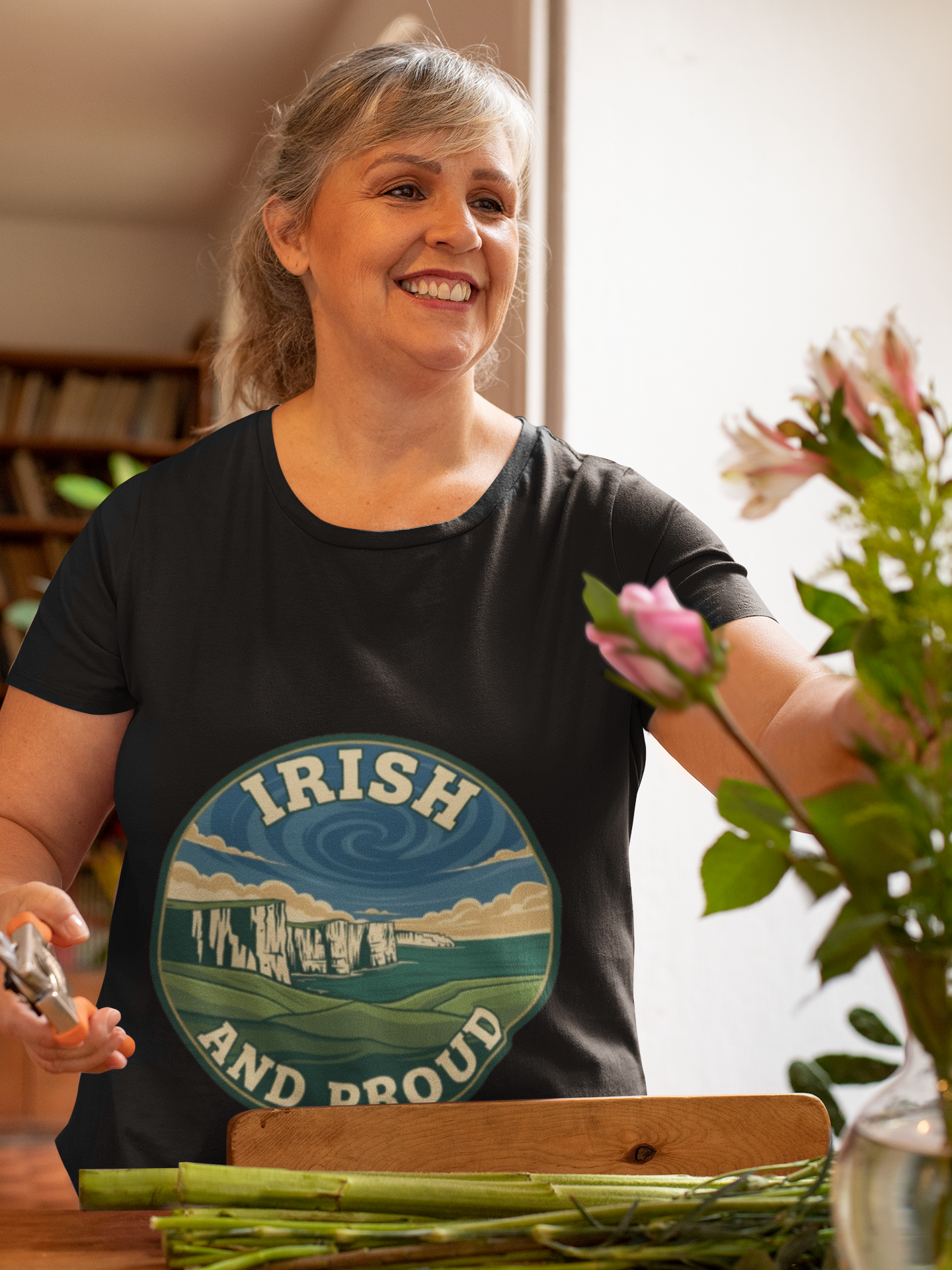 Irish and Proud T-Shirt — Scenic Cliffs Vintage St. Patrick’s Day Tee