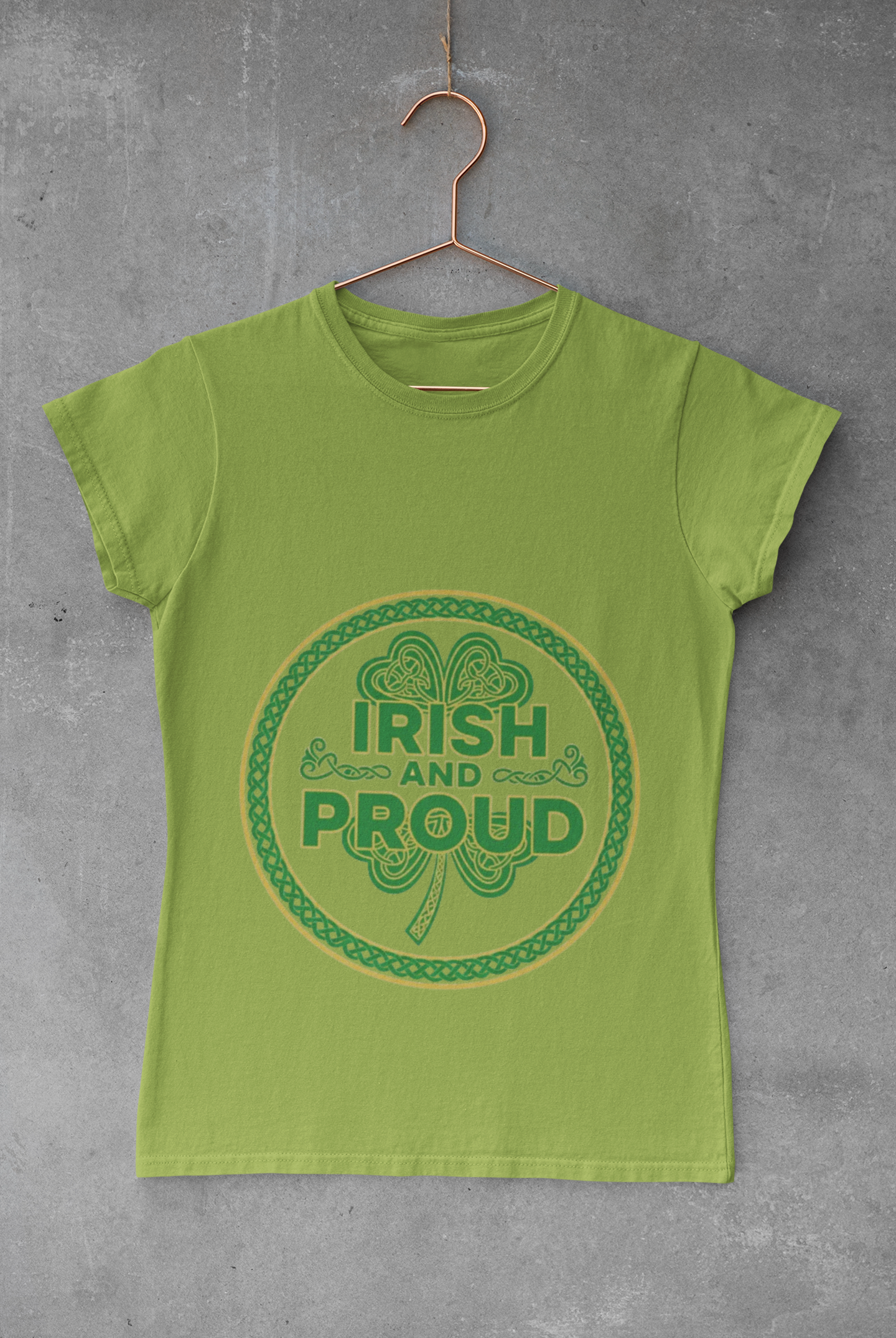 Irish and Proud Shamrock T-Shirt — St. Patrick’s Day Celebration Tee