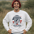 Tour de France Sweatshirt — Liberté, Égalité, Vélo Cycling Crewneck