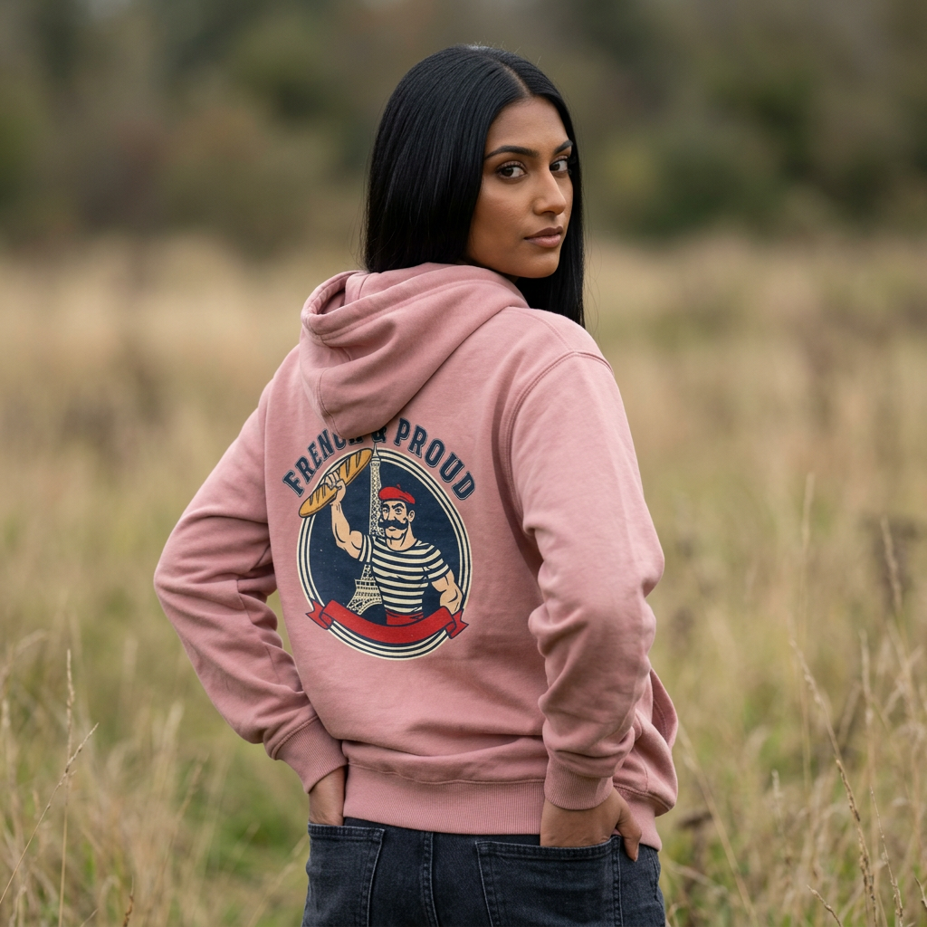 French & Proud College Hoodie