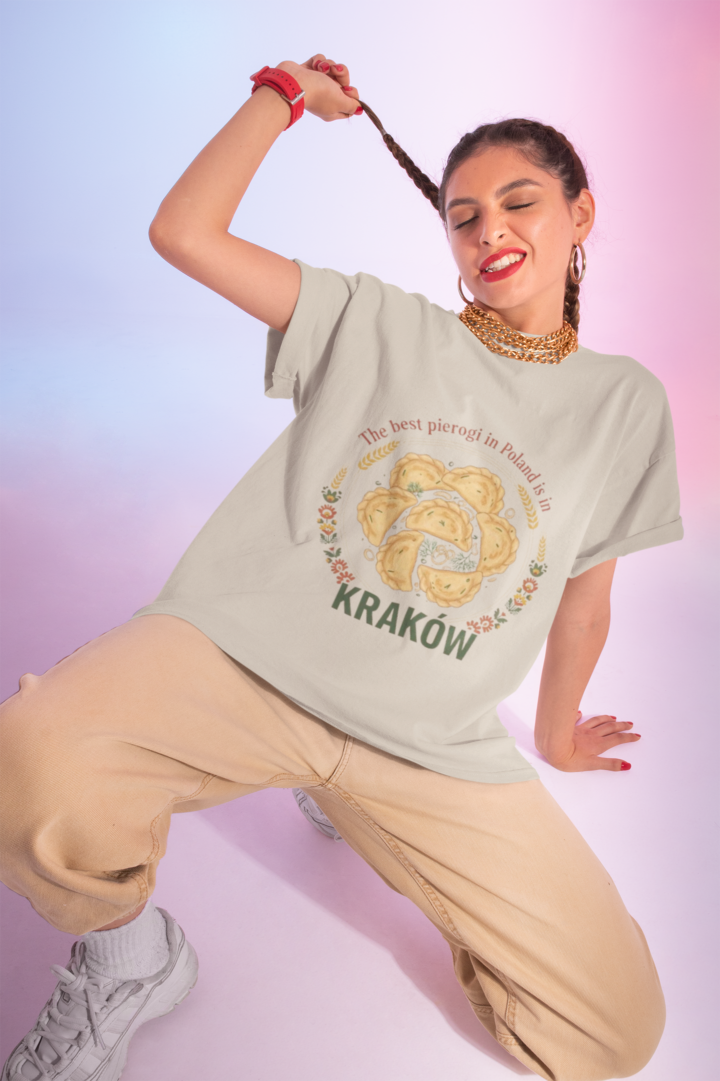 Kraków Pierogi T-Shirt — "The best pierogi in Poland is in Kraków" Shirt