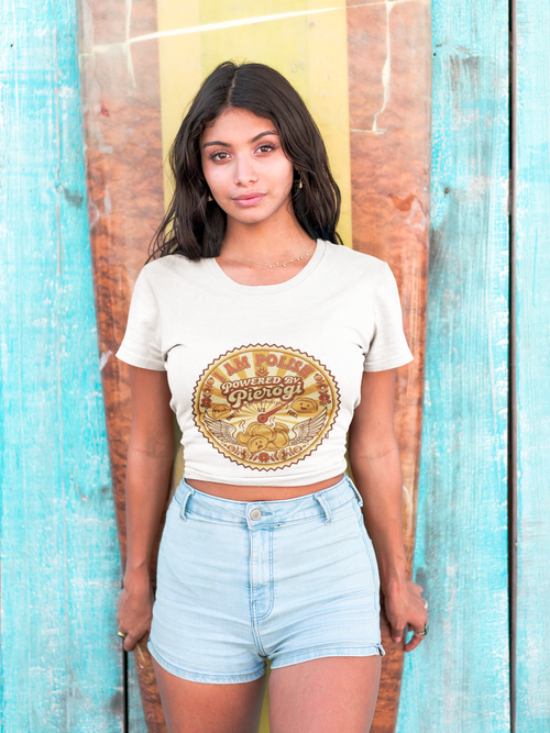 All Power to Pierogi retro Polish food T-shirt