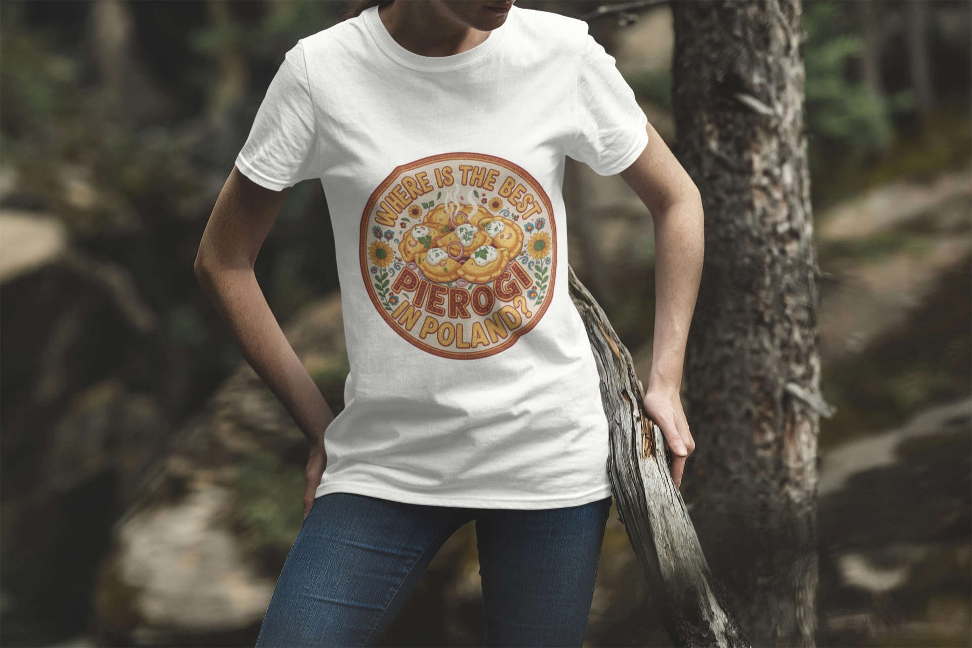 Pierogi Shirt - "Pierogi Are the Best in Poland" Retro Food Tee