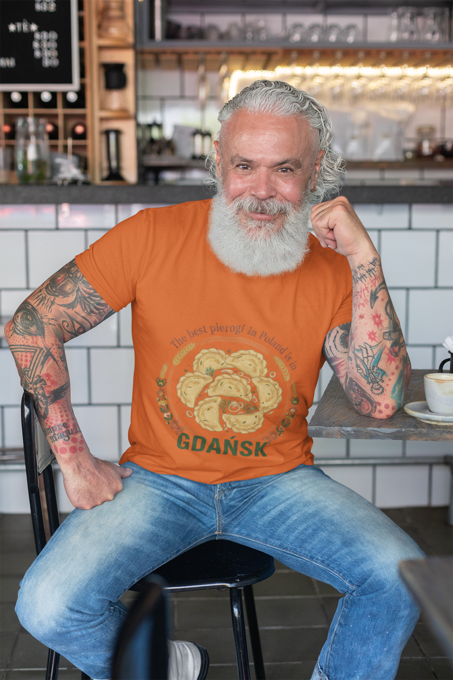 Gdańsk Pierogi T‑Shirt — "The best pierogi in Poland is in Gdańsk"