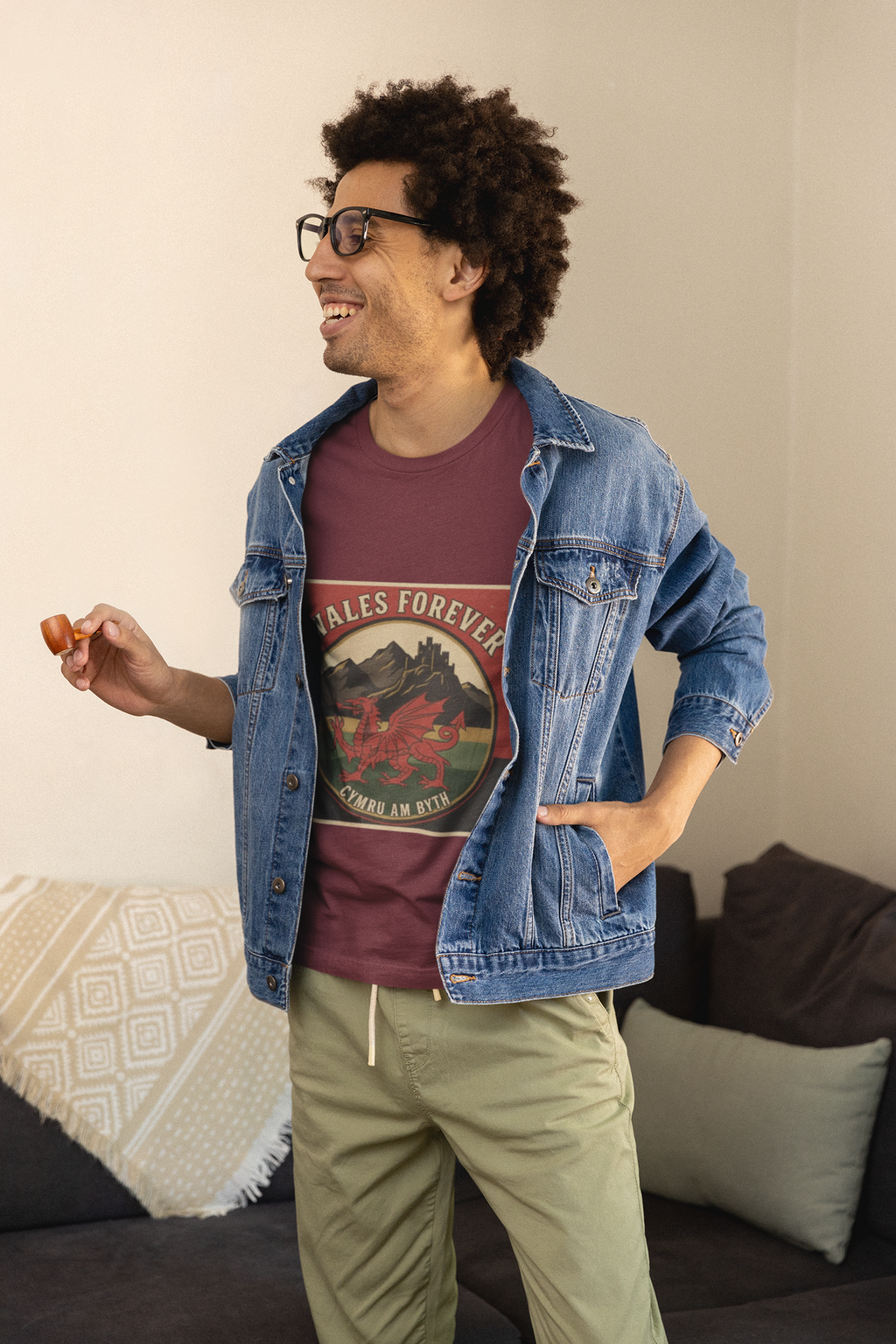 Wales Forever T-Shirt — Vintage Welsh Dragon Crest Tee