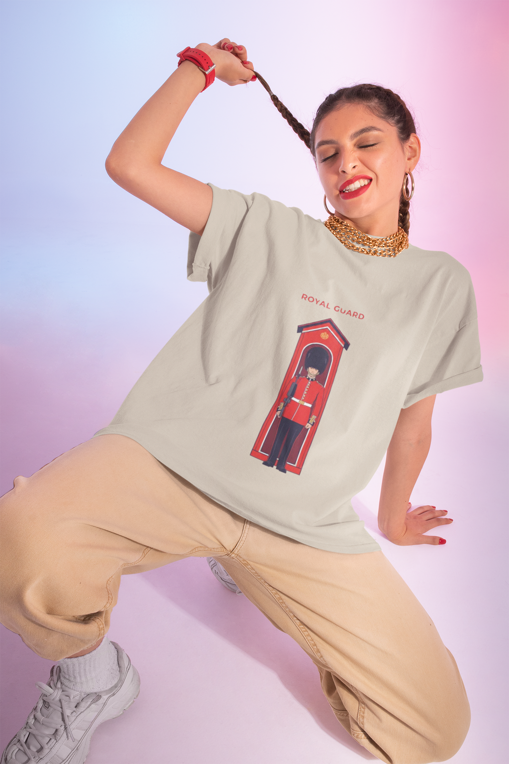 Royal Guard Illustration T‑Shirt — British Guard Graphic Tee