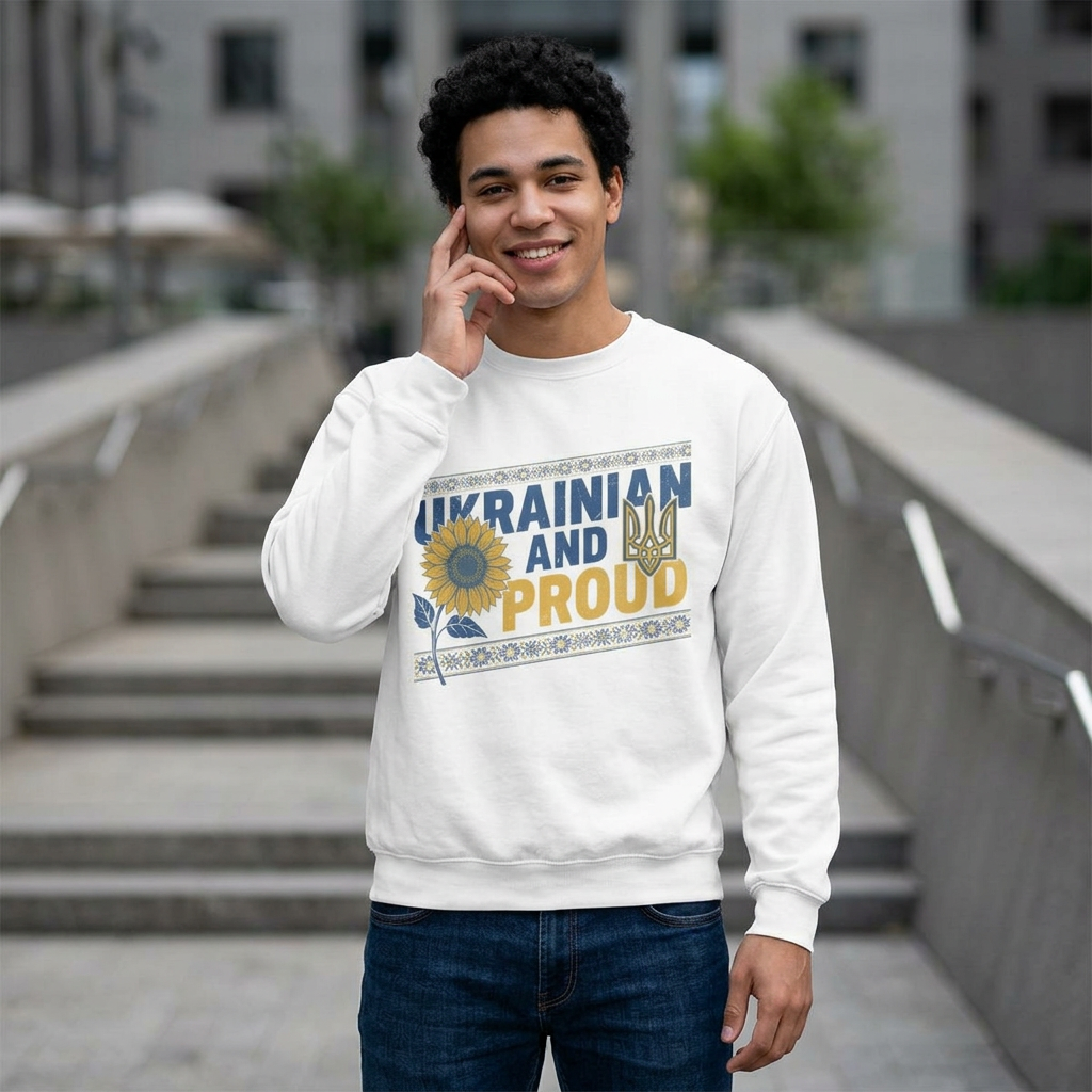 Ukrainian and Proud Sweatshirt