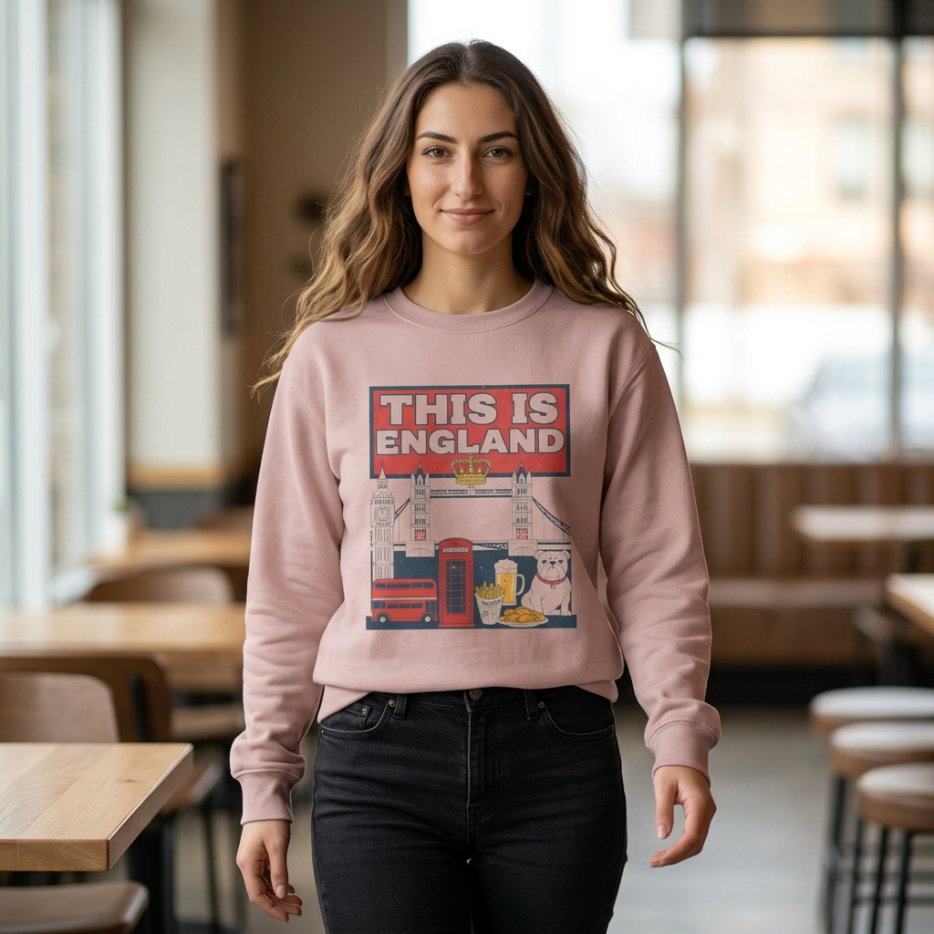 England Scene Sweatshirt — "This Is England" London Icons Pullover