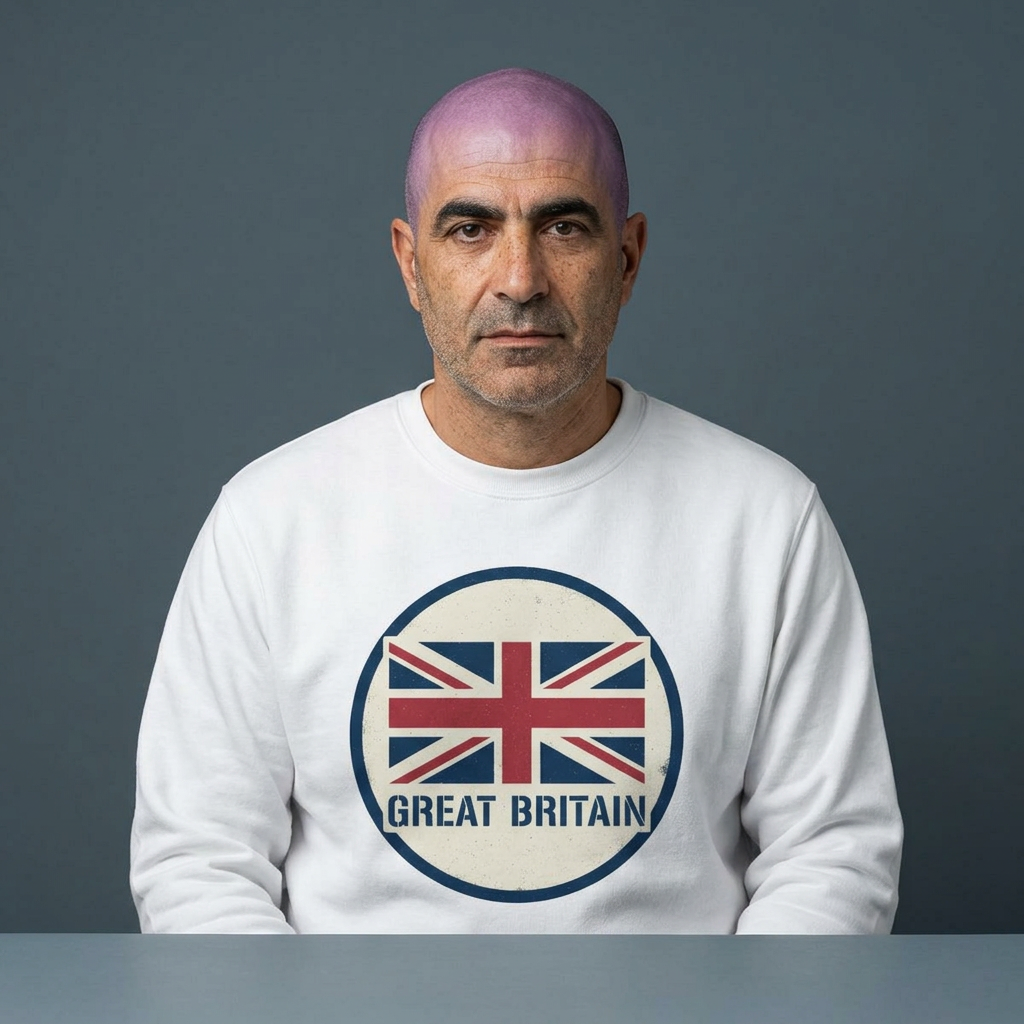 Great Britain Retro Flag Sweatshirt