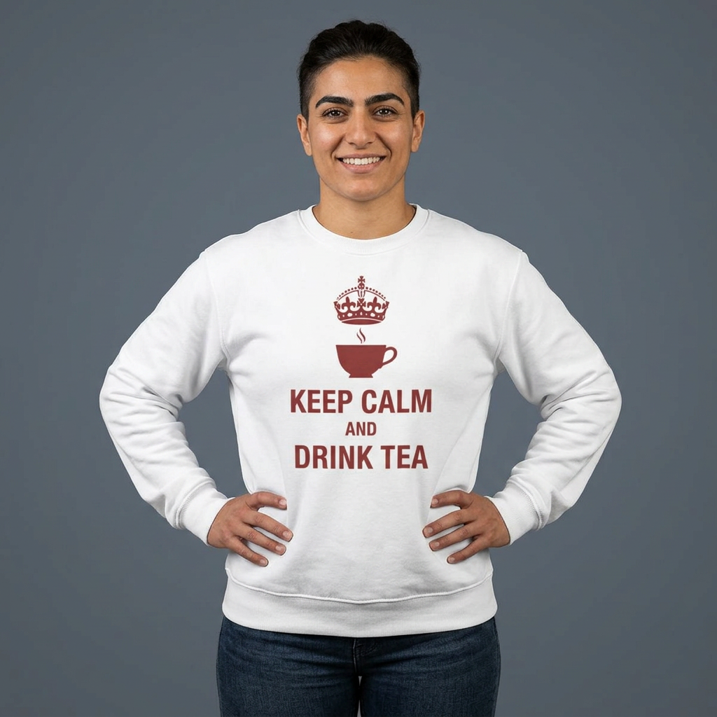Keep Calm and Drink Tea Sweatshirt