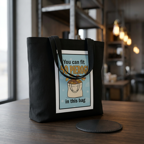 50 Pierogi funny Polish food tote bag