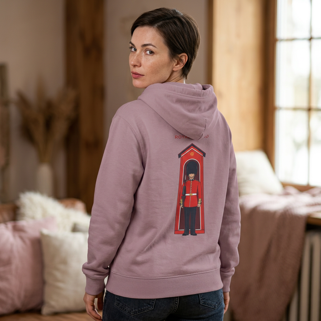 Royal Guard Illustration Hoodie — British Soldier Graphic Hoodie