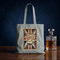 Proud to Be British Cotton Tote Bag — Union Jack Retro Flag Shopper