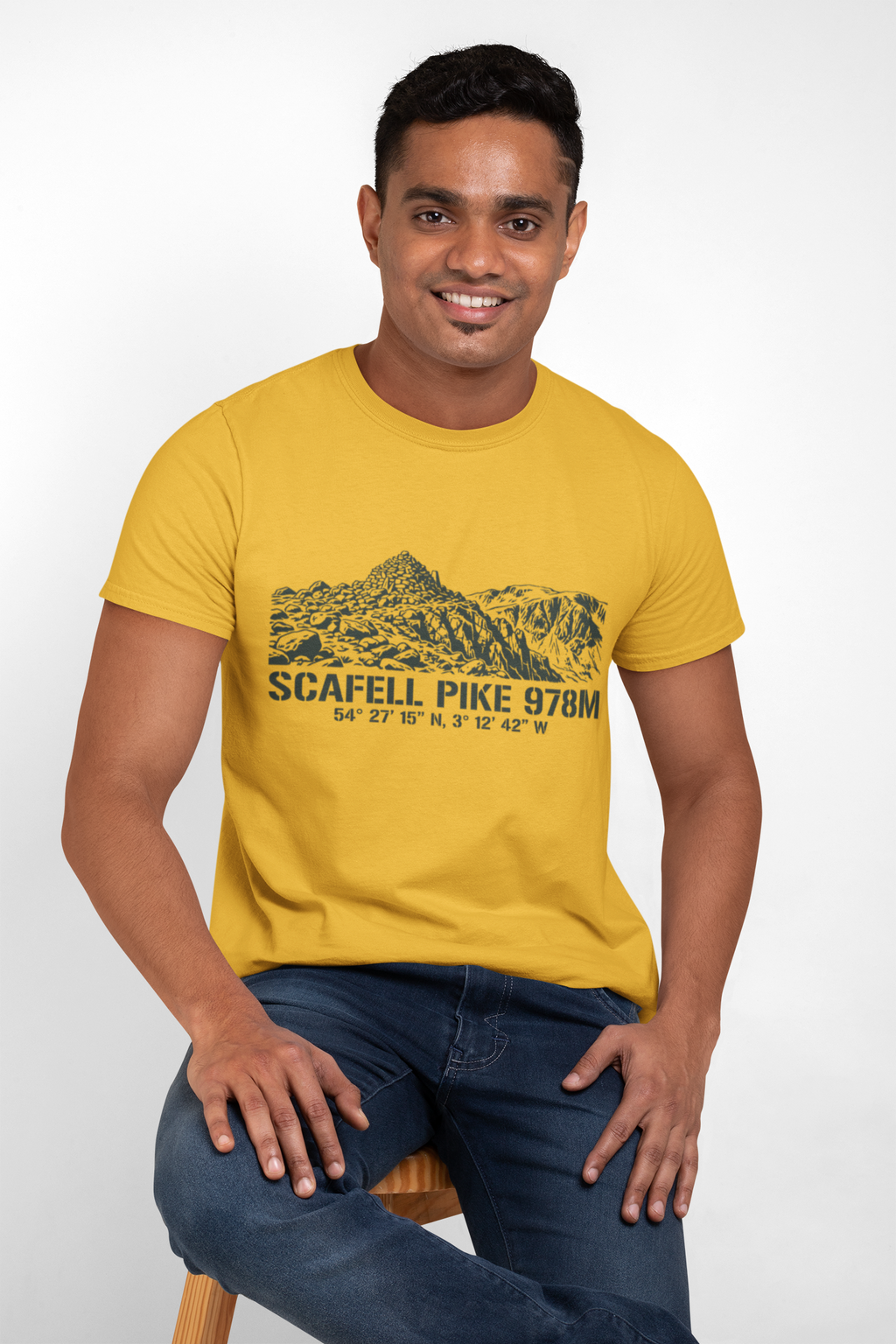 Scafell Pike 978M Mountain Tee — Scafell Pike Summit Graphic T-Shirt