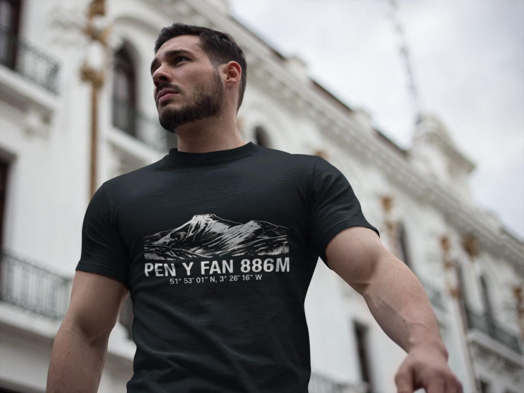 Penyfan Mountain Graphic T-Shirt — Explore the Mountains