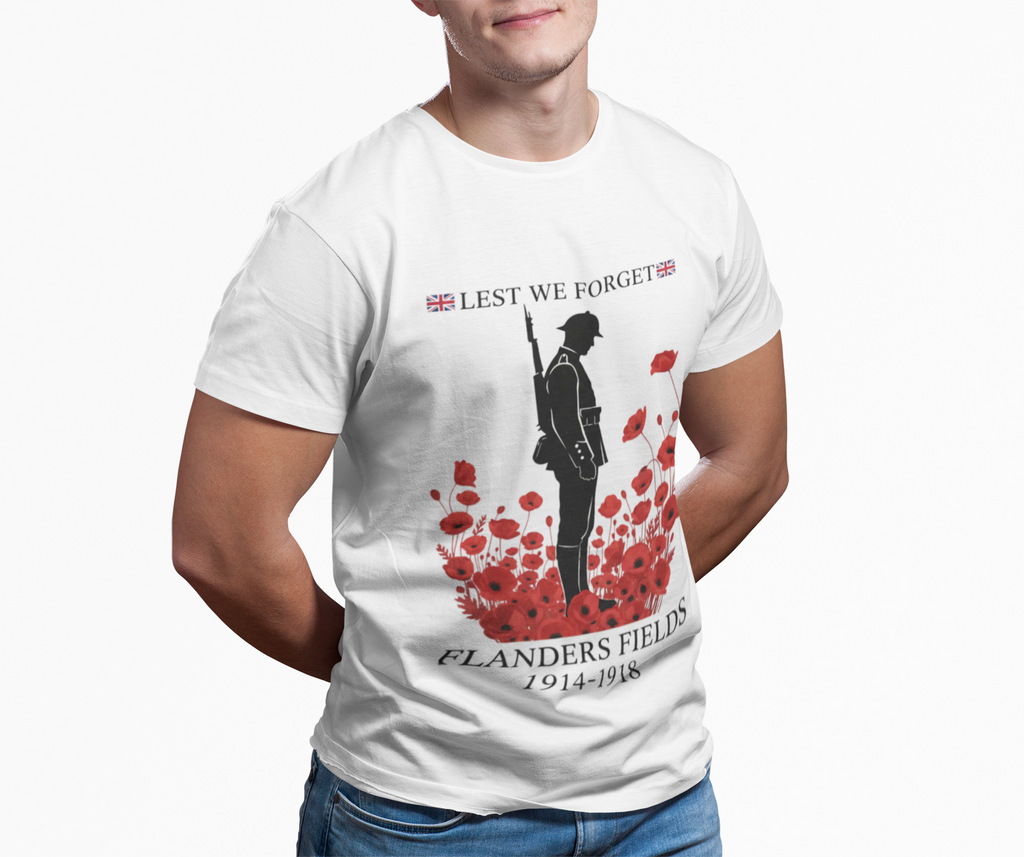 Flanders 1914–1918 T-Shirt — Great War Heritage Graphic