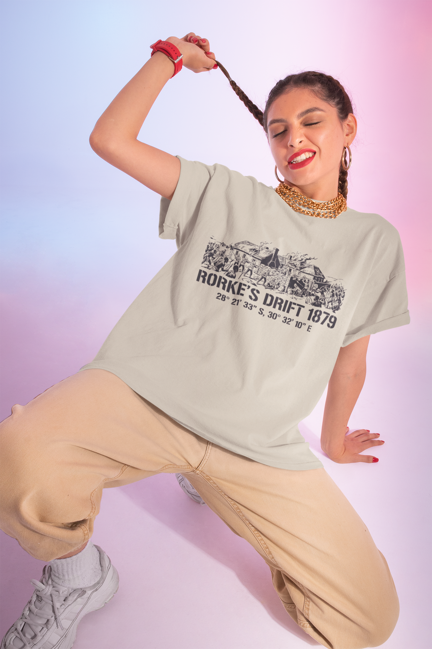 Rorke's Drift 1879 Tee | Historical Battle Illustration