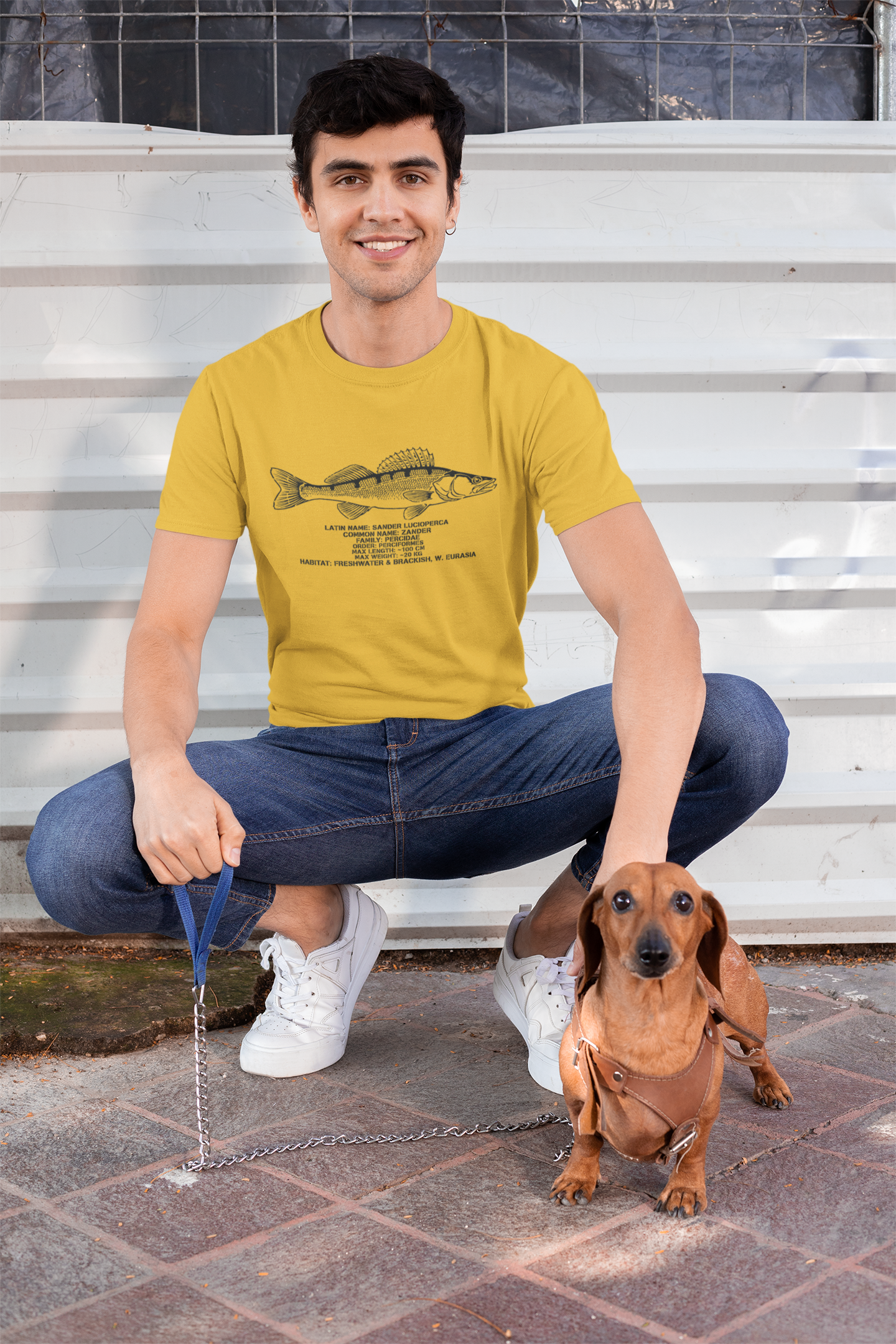 Walleye Fish (Zander) Illustration Tee | Fishing T-Shirt