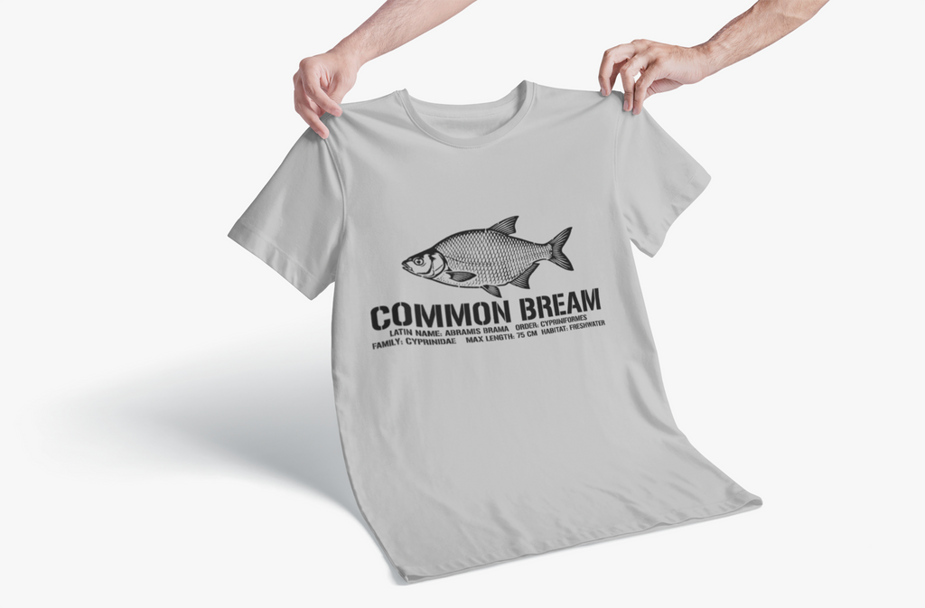 Common Bream Fishing Tee — Vintage Fish Illustration T-Shirt