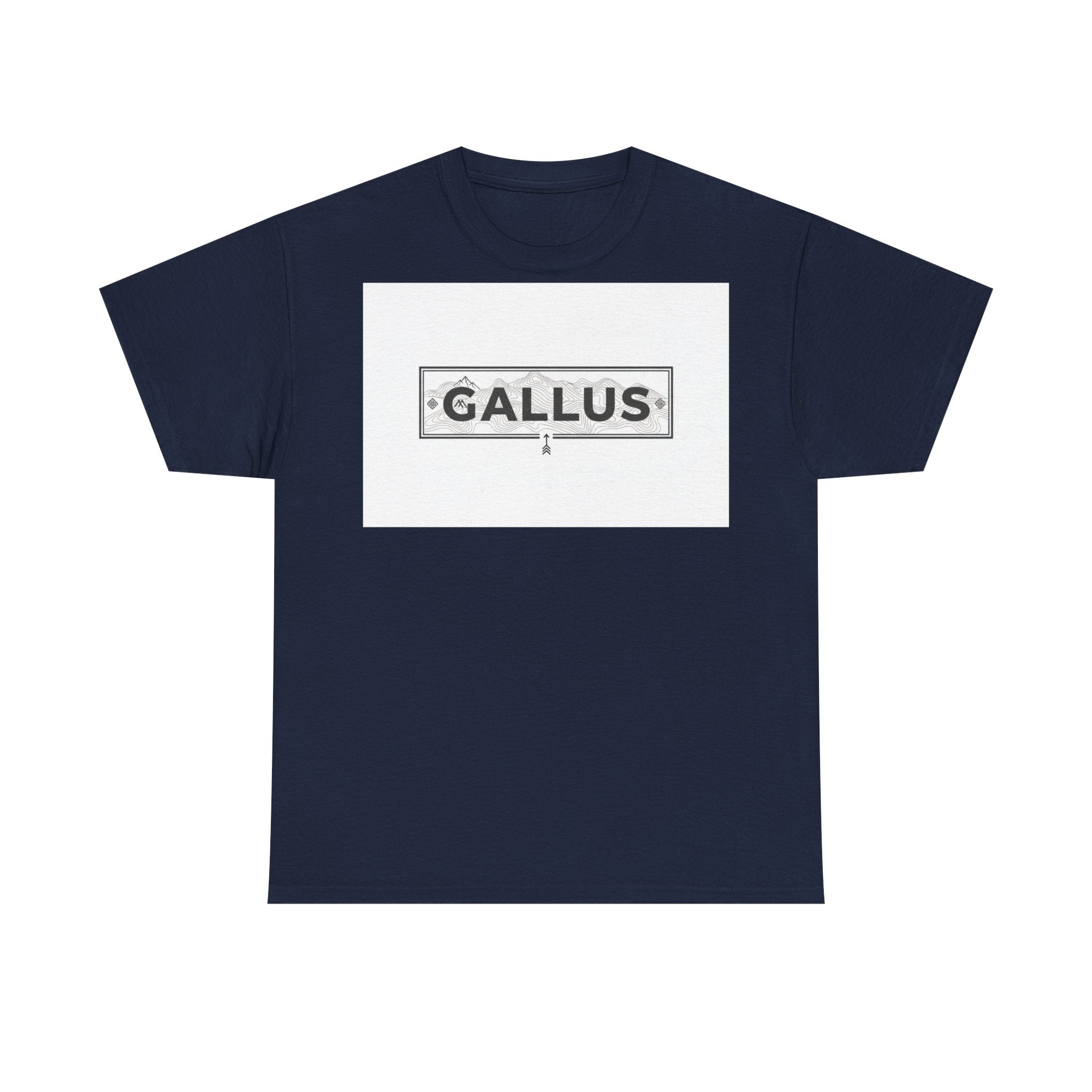 Gallus Logo Tee — Minimalist Stamp Graphic T-Shirt