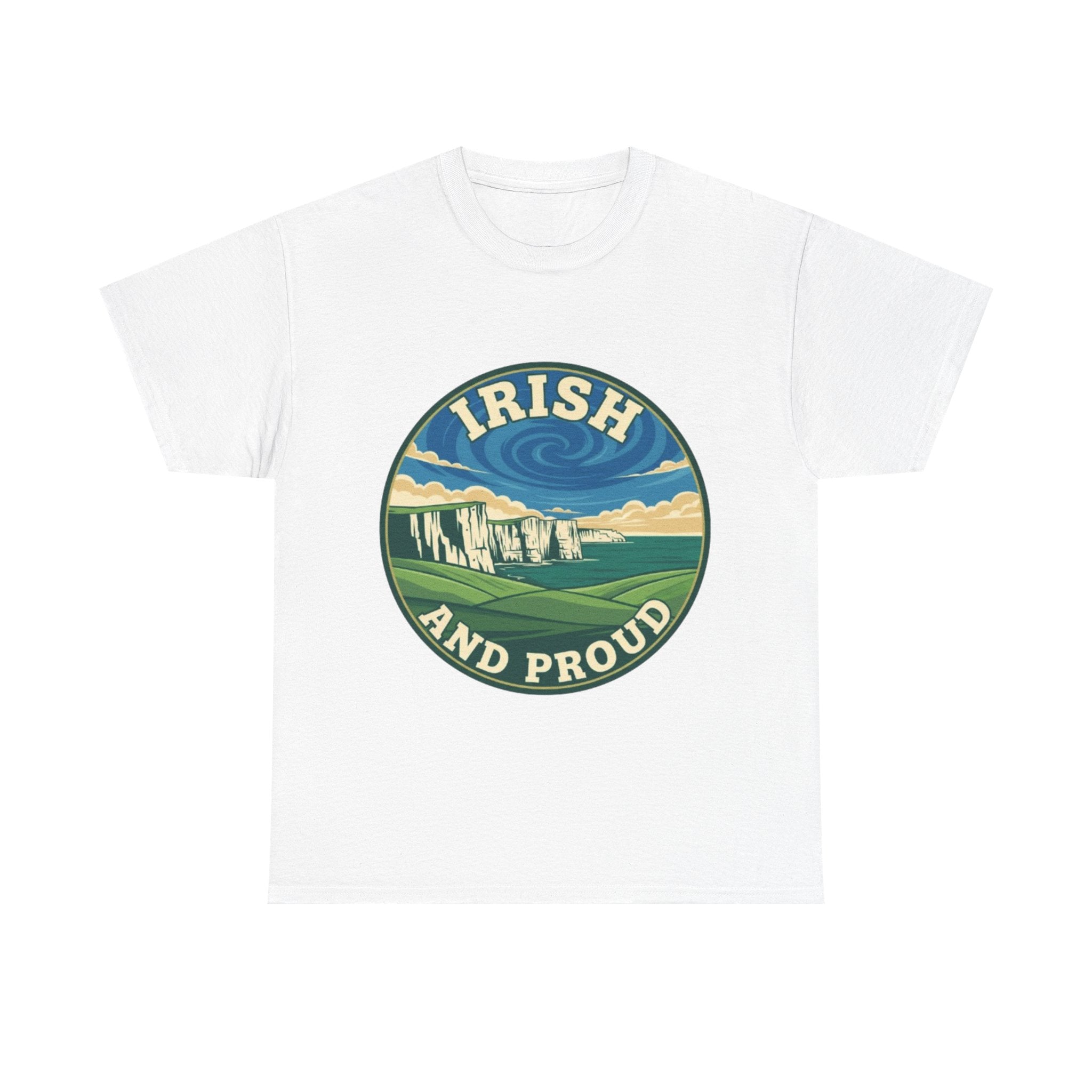 Irish and Proud T-Shirt — Scenic Cliffs Vintage St. Patrick’s Day Tee