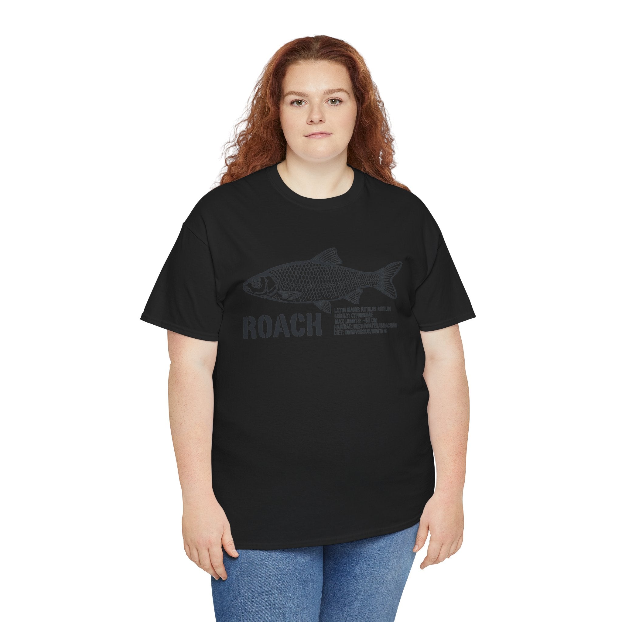 Roach Fish Sketch Tee — Vintage Angler Graphic T-Shirt