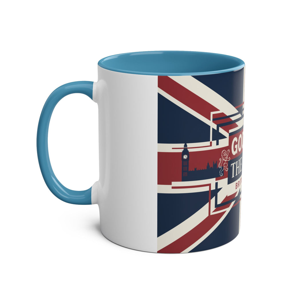 Two-Tone Coffee Mugs, 11oz