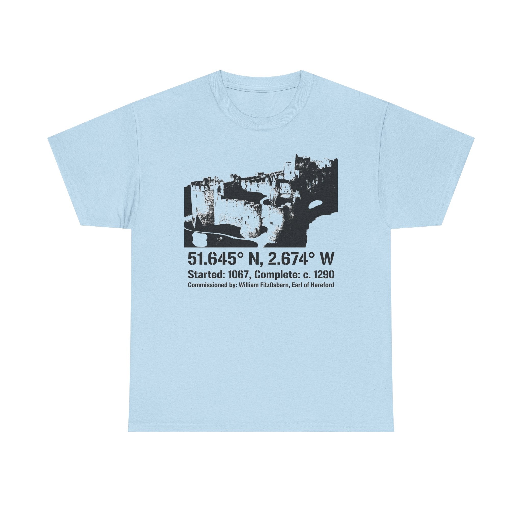 Chepstow Castle T‑Shirt — Historic Landmark Tee for Castle Lovers & Travelers